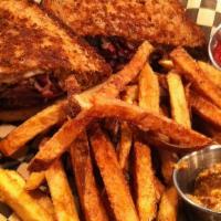 Hot Pastrami Sandwich · Hand sliced pastrami straight from NY state, served hot on your choice of thick toasted brea...