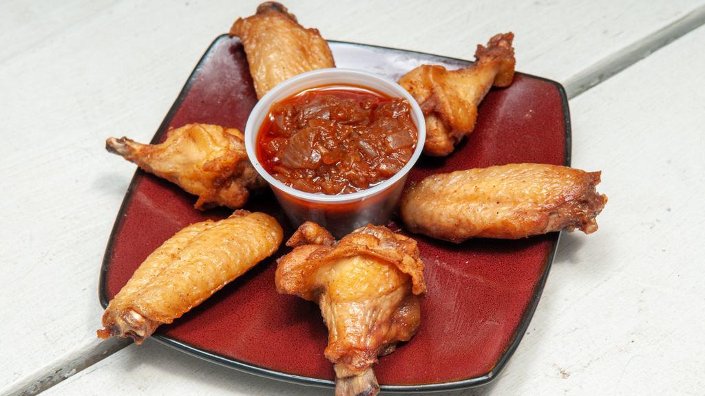 Wings · Wings (Bone In) + Dipping Sauce (Spicy or No Spicy)