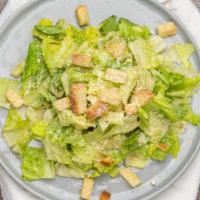Caesar Salad · Romaine Lettuce
Topped with Parmesan Cheese, Croutons, and  Cucumbers
