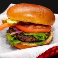 Single Burger · Ground or chopped beef patty. topping lettuce cheese onions pickles tomato ketchup mayonnais...