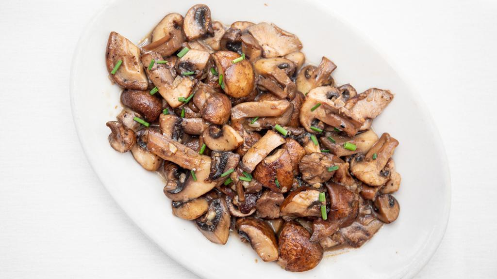 Sauteed Wild Mushrooms · shiitake, cremini and oyster mushrooms, sherry.