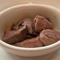 Beef Tips · 5 oz seared  marinated Beef Filet Tips