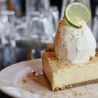 Key Lime Pie · Graham crackers, walnuts, and pecans, made into a crust, and filled with a house made key li...