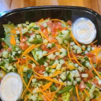 House Salad · Mix Green, cucumber, tomato, carrots and homemade ranch vinaigrette