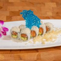 Salmon And Avocado Roll · This item may be served raw or partially cooked.

May contain raw or undercooked ingredients...