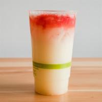 Lava Flow Lemonade · Coconut, pineapple, strawberry.