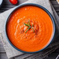 Tomato Soup · Delicious tomato based soup.
