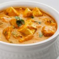 Shahi Paneer · Homemade cheese cooked in tomato sauce with ginger.