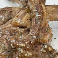 Lamb Chops & Fries · 4 Succulent Grilled Lamb Chops w/ Housemade Zip Sauce. Served with Seasoned Fries