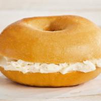 Bagel With Cream Cheese · Please specify which bagel and what cream cheese.
360-490 cal.