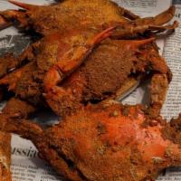 Medium Male Steamed Crabs · Only the best male crabs from our docks in Louisiana and Maryland. Seasoned with our famous ...