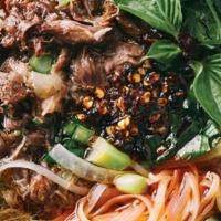 Spicy Oxtail Pho~ · Can you handle Mom's heat? . Uses the highest quality hand-pulled Oxtail meat pulled straigh...