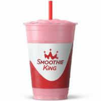 Strawberry Bluegurt Blitz · Greek nonfat yogurt, strawberries, apple blueberry juice blend, kids multivitamin, dairy whe...