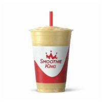Original High Protein Banana · Whey protein, almonds, dairy whey blend, bananas. Served in Vio® biodegradable foam cup to e...
