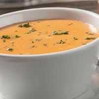 Lobster Bisque Soup · Maine lobster, light cream with a touch of sherry.
