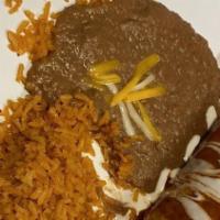 California Burrito · Cheese, Fries, Guacamole, Sour Cream & Pico de Gallo