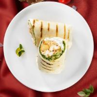 All Hail For Caesar Wrap · Grilled chicken breast, romaine lettuce, and homemade caesar dressing on a wrap. Served with...