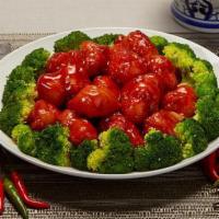 General Tso'S Chicken · Breaded chicken with broccoli in a delicious sauce.