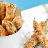 Fried Eggplant Fries · French fried shaped eggplant, dipped in seasoned flour and fried to golden brown.