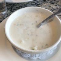 Clam Chowder - Pint · Rich and creamy, loaded with chunks of clams and potatoes