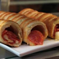 Pepperoni Roll · Pepperoni and mozzarella.