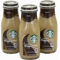 Starbucks Mocha Frappuccino · Starbucks Frappuccino Mocha Chilled Coffee Drink, 9.5 oz Glass Bottle