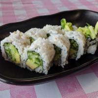 Avo. Roll · 8pc roll with cucumber and avocado.