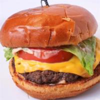 Ayva Burger · USDA Beef, lettuce, tomatoes. cheese, our special burger sauce, and pickles served with one ...
