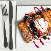 French Toast With Fruit · strawberry, blueberry, or bananas
