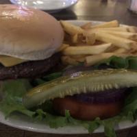 Pete'S Burger · 1/2 lb. of certified Angus beef, cooked to order and served with lettuce, tomato, onion, and...