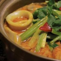 Khai'S Awesome Curry · Spicy and savory vegetable-based curry. Served with rice. Add protein for an additional char...