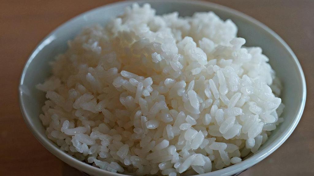 White Rice · Steamed white rice.