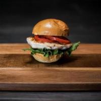 The Lady Bird · grilled chicken breast, honey mustard, lettuce and tomato