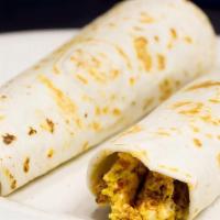 Breakfast Tacos · Corn or flour tortilla with egg & choice of ( chorizo or potatoe or bacon or ham or cactus)
