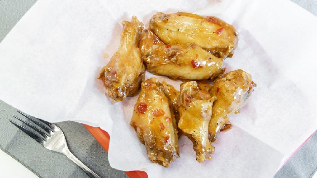 Bone-In Wings (15Pc) · Two flavors. Fresh never frozen chicken wings. Freshly fried to perfection. No RANCH included