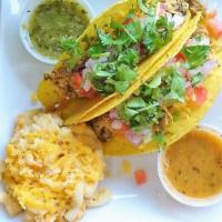 Tacos Combo Meal- Includes A Wacky Side
 · Includes 2 Tacoz and a wacky side. Choose your shell, pick 2 marinated proteins or plant-bas...