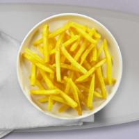 Just Fries · Idaho potato fries cooked until golden brown and garnished with salt.