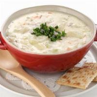 New England Clam Chowder 24Oz · Hand-crafted by the New England Chowder Co., our New England Clam Chowder is loaded with han...