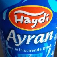 Ayran (Yogurt Drink) · Traditional yogurt drink with water and touch of salt,