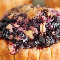 Blueberry Lemon Lavender · Fresh blueberries enhanced with lemon zest and lavender flower in Tiny Pies® crust with oat ...