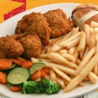Buffalo Wings · 8 pieces of Chicken Wings, Served with Fries and Medium Drink
