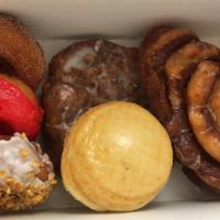 1/2 Mixed Dozen Special · Your choice of 3 Classic Donuts plus any combination of 3 Fancies and Rolls to complete the ...
