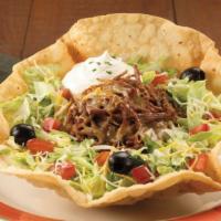 Wild Tostada · Paradiso Specialty. Tame your appetite with this tostada filled with meat mixed with rice an...