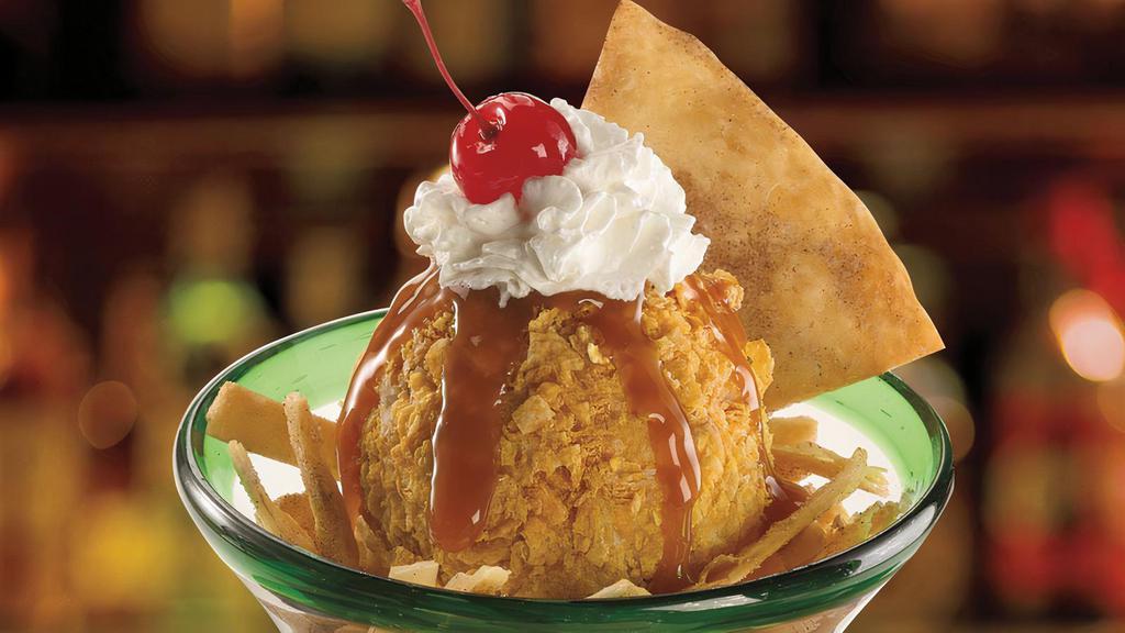 Fried Ice Cream · Paradiso Specialty. What a treat! Cool French vanilla ice cream rolled in a sweet coating and deep-fried until crunchy.