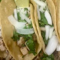 D5 Street Tacos · Marinated grilled pork tenderloin, fresh onion and cilantro, green salsa, corn tortilla. 

*...
