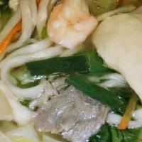 Noodle Soup · (Choice of shrimp, beef, chicken , pork ,vegetables or Combination.)