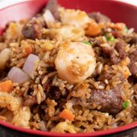  Fried Rice · ( Choice of shrimp, beef ,chicken, pork, vegetables ,tofu OR combination.)
