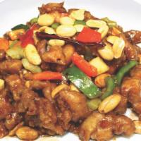 Kung Pao Chicken · Hot Spicy & Jalapeño. Item Contains Peanuts.