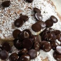 Half Order Chocolate Chippies · Chocolate melted into pancakes and then topped with chocolate morsels; dusted with powdered ...