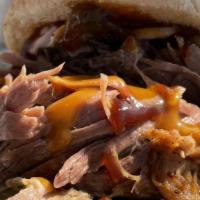 Bbq Pork (1/2 Lb) · 1/2 pound with two buns. Traditional or smoked.